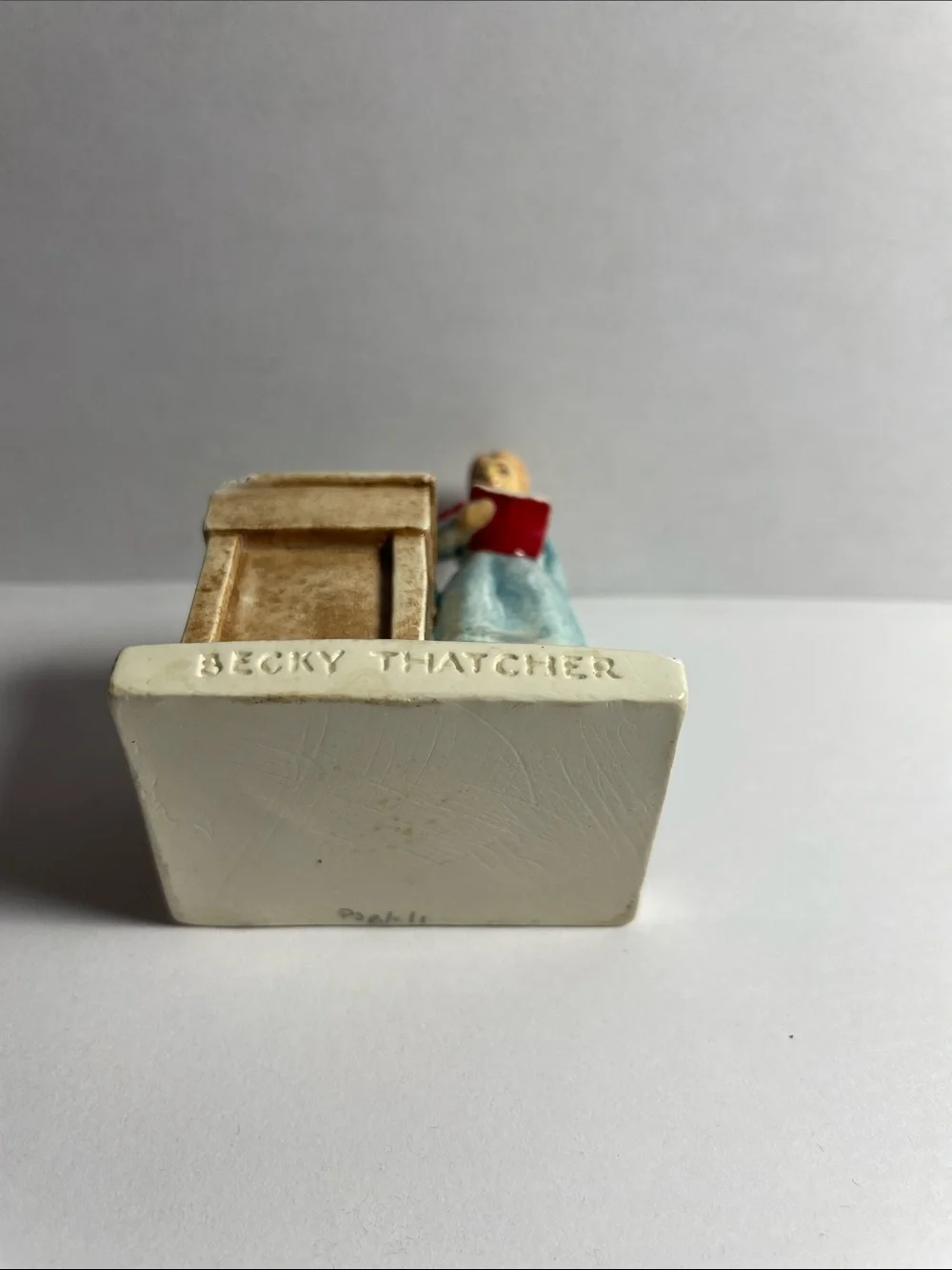 Becky Thatcher Ceramic Figurine - Blue Dress Home Accent